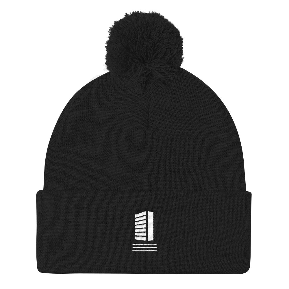 Crescent Heights Pom Pom Knit Cap