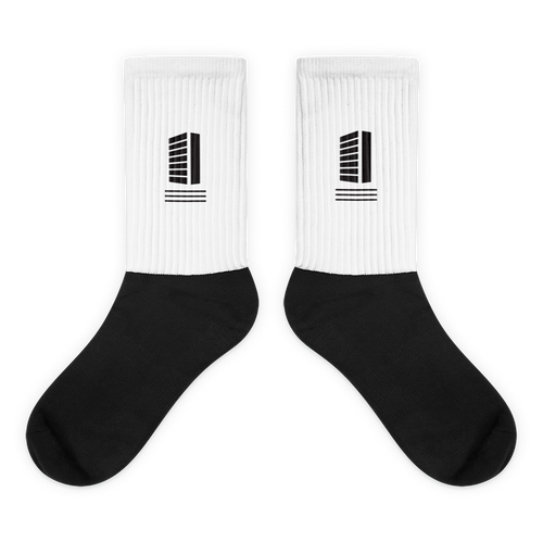 Crescent Heights Black foot socks